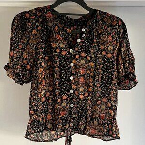 Christy Dawn Floral Blouse - Small